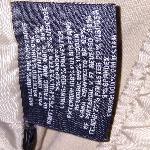 Kenneth Cole Reaction Size Medium Women's Moto Jacket, Oatmeal, NWOT - Picture 9 of 10